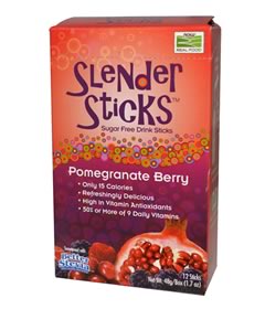 Pomegranate Berry Slender Sticks, Now Foods 12 Sticks